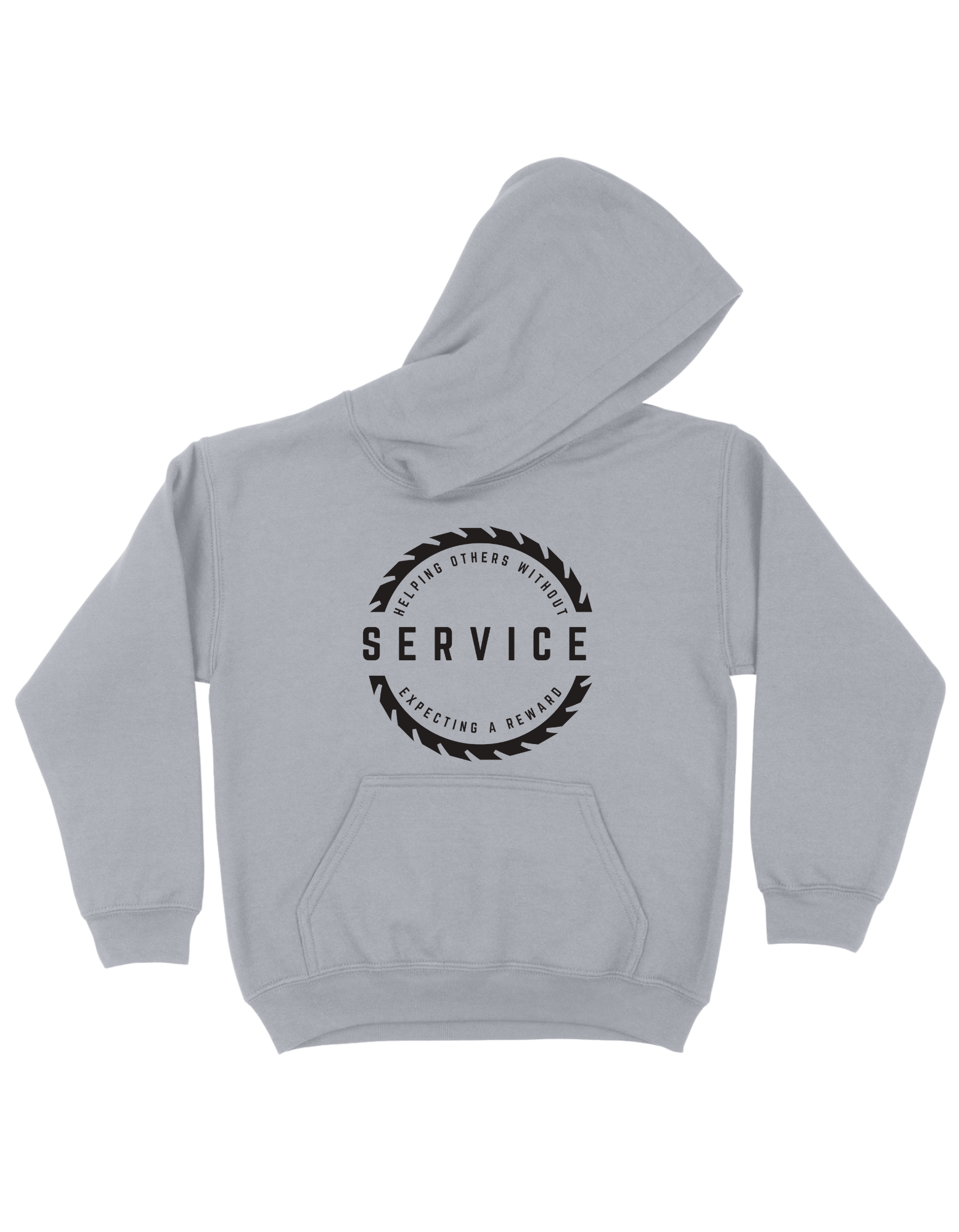 Service - Athletic Gray Hoodie Main Image